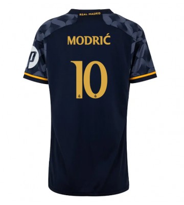 Real Madrid Luka Modric #10 Segunda Equipación Mujer 2023-24 Manga Corta